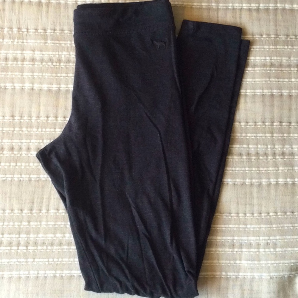 Charcoal Grey Cotton Leggings